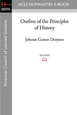 Book cover for Outline of the Principles of History