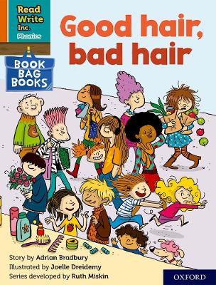 Book cover for Read Write Inc. Phonics: Good hair, bad hair (Orange Set 4 Book Bag Book 9)