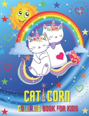 Book cover for Caticorn Coloring Book for Kids