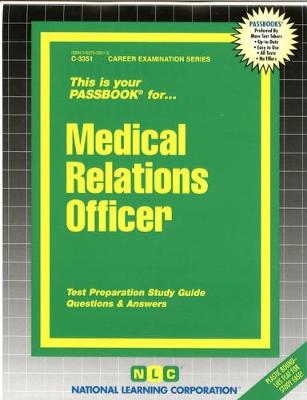 Book cover for Medical Relations Officer