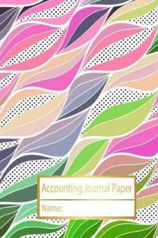 Cover of Accounting Journal Paper