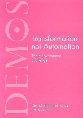 Book cover for Transformation Not Automation