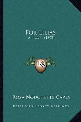 Book cover for For Lilias for Lilias