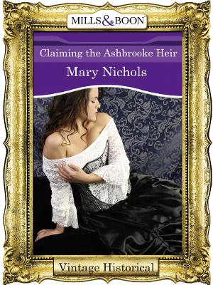 Book cover for Claiming the Ashbrooke Heir