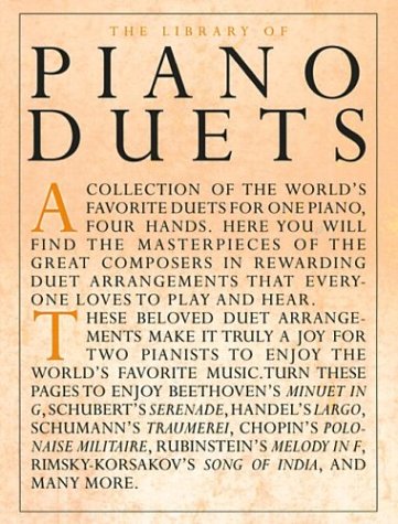 Book cover for Library of Piano Duets (1 Piano/4 Hands)