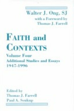 Cover of Faith and Contexts