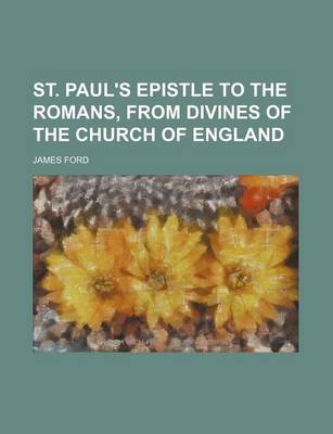 Book cover for St. Paul's Epistle to the Romans, from Divines of the Church of England