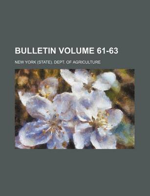 Book cover for Bulletin Volume 61-63