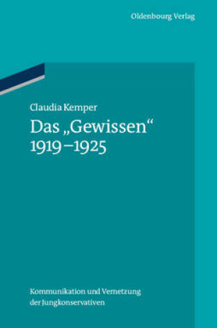 Cover of Das Gewissen 1919-1925