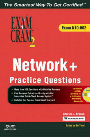 Cover of Network+ Certification Practice Questions Exam Cram 2 (Exam N10-002)