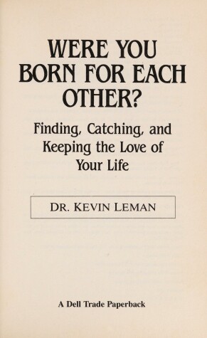 Book cover for Were You Born for Each Other?