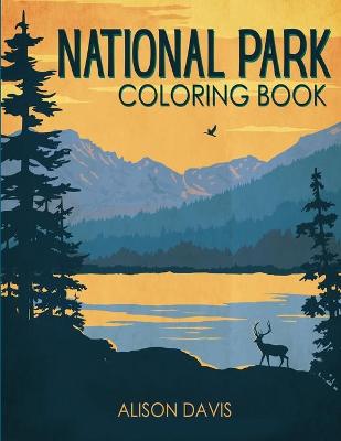 Book cover for National Parks Coloring Book