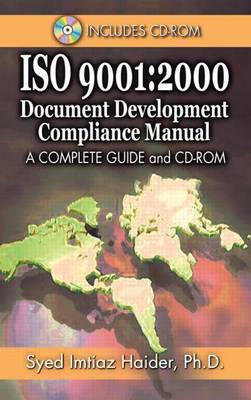 Book cover for ISO 9001:2000 Document Development Compliance Manual: A Complete Guide