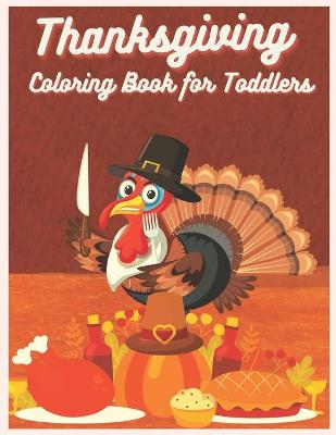 Book cover for Thanksgiving Coloring Book for Toddlers