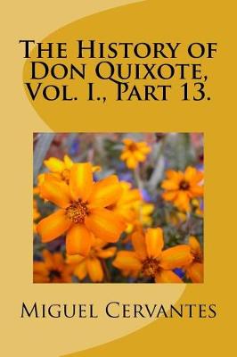 Book cover for The History of Don Quixote, Vol. I., Part 13.