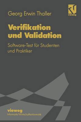 Cover of Verifikation Und Validation