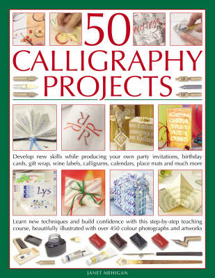 Book cover for 50 Calligraphy Projects