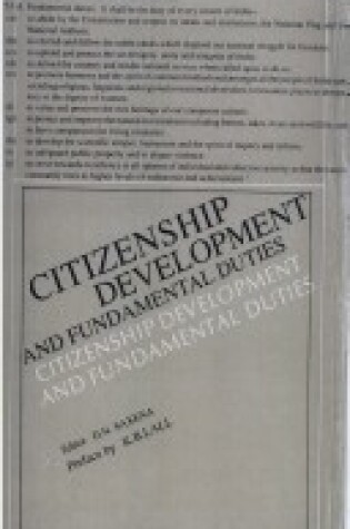 Cover of Citizenship Development and Fundamental Duties