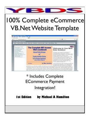 Book cover for 100% Complete Ecommerce VB.Net Website Template