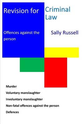Book cover for Revision for Criminal Law Offences against the Person