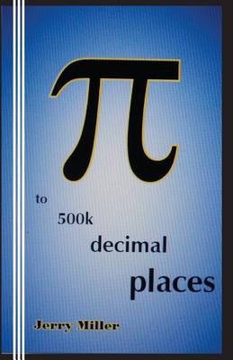 Book cover for pi to 500k decimal places