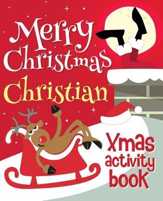 Book cover for Merry Christmas Christian - Xmas Activity Book