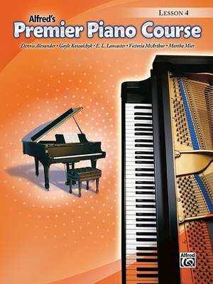 Cover of Alfred's Premier Piano Course Lesson 4