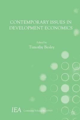 Book cover for Contemporary Issues in Development Economics