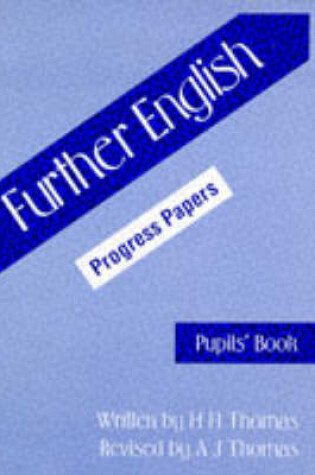 Cover of Further English Progress Papers