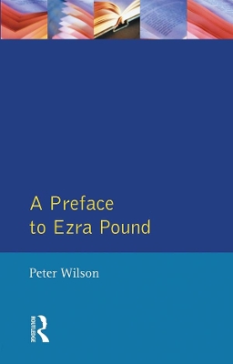 Book cover for A Preface to Ezra Pound
