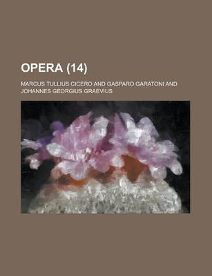 Book cover for Opera Volume 14