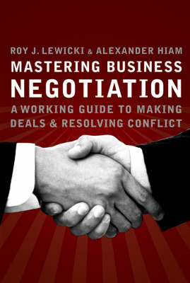 Book cover for Mastering Business Negotiation