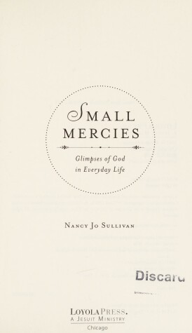 Book cover for Small Mercies