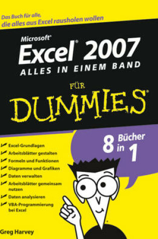 Cover of Excel 2007 Fur Dummies, Alles in Einem Band