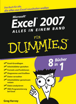 Book cover for Excel 2007 Fur Dummies, Alles in Einem Band