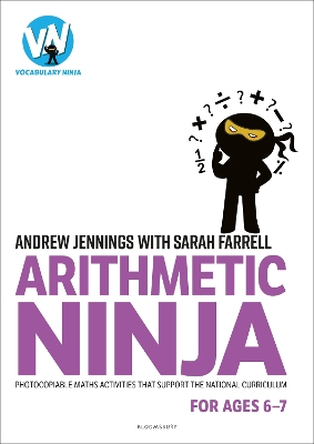 Book cover for Arithmetic Ninja for Ages 6-7