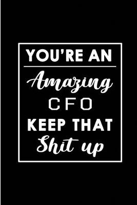 Book cover for You're An Amazing CFO. Keep That Shit Up.