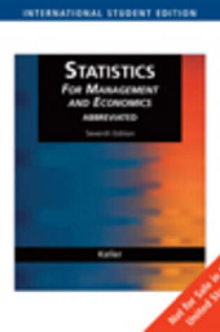 Cover of Managerial and Economic Statistics