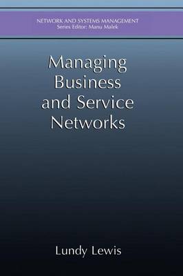 Book cover for Managing Business and Service Networks