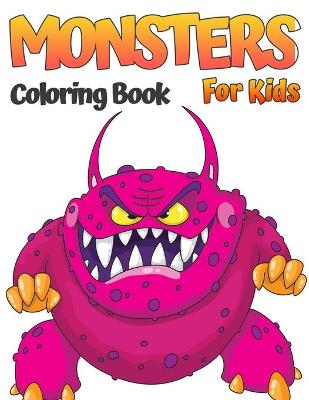 Book cover for Monster Coloring Book For Kids