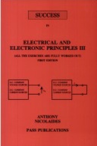Cover of Success in Electrical and Electronic Principles III