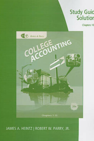 Cover of Study Guide Solutions for College Accounting