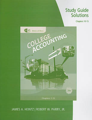 Book cover for Study Guide Solutions for College Accounting