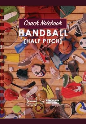 Book cover for Coach Notebook - Handball (Half pitch)