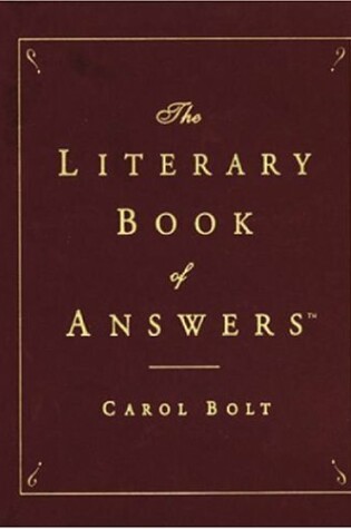 Cover of The Literary Book of Answers