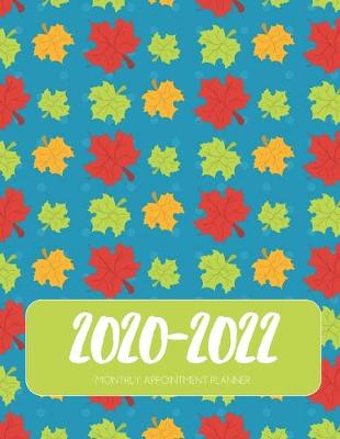 Book cover for 2020-2022 Three 3 Year Planner Nature Leaves Monthly Calendar Gratitude Agenda Schedule Organizer