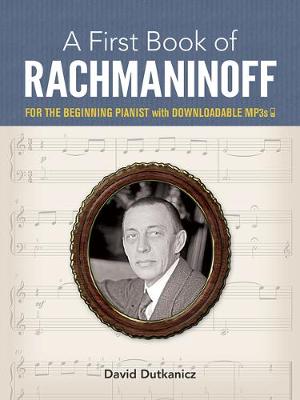 Book cover for A First Book of Rachmaninoff: for the Beginning Pianist with Downloadable MP3s