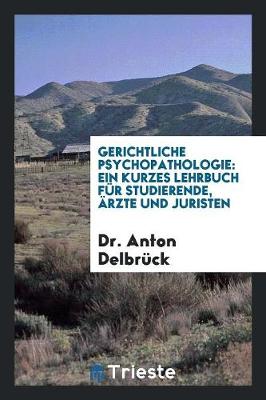 Book cover for Gerichtliche Psychopathologie