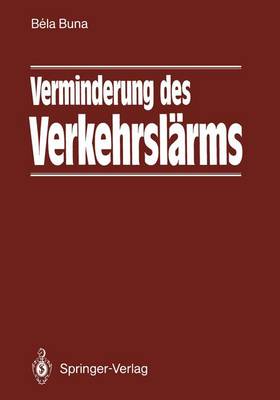 Book cover for Verminderung des Verkehrslarms