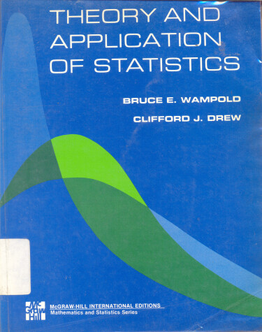 Book cover for Theory and Applications of Statistics